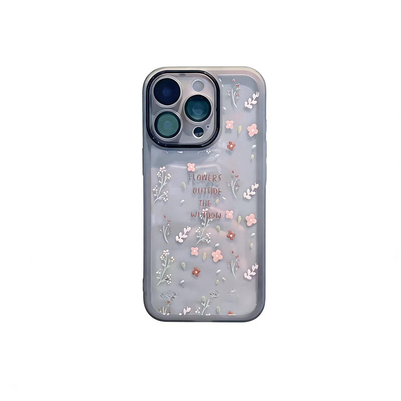ins韩系小碎花适用iPhone16pro手机壳简约适用苹果17小清新适用华为pura90高级感适用小米17适用vivo