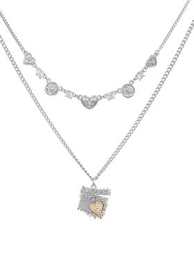 sumiyaki情人限定编织爱心项链