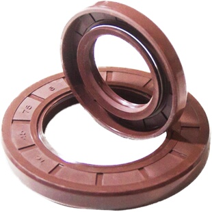 油封密封圈内径70-70棕色氟胶双唇耐高温耐油耐磨防尘骨架油封tc