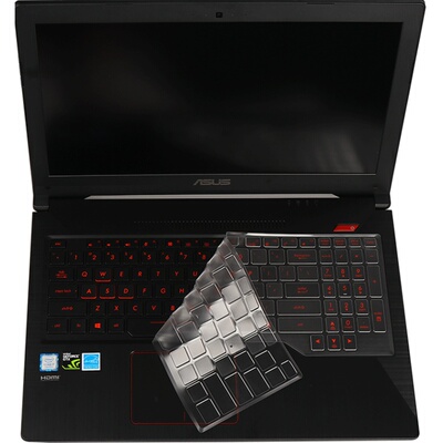 华硕飞行堡垒键盘膜FX-PRO FX60防尘罩ZX53 FX50j A550电脑防水防尘膜FZ FX53VD键盘膜GL553笔记本键盘保护膜