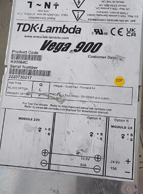 询价-TDK-Lambda  Vega900  K90064C电源