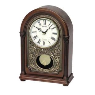 正品RHYTH日本丽声奢华西敏寺报时挂钟客厅别墅高档实木时钟462