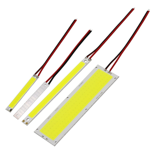 带线cob灯条12v高亮灯板3w10w20w50w长条方形12伏led灯珠照明光源