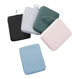 兴菲iPad收纳包纯色简约便携PU平板电脑包防水防滑适用10.9/12.9寸Pad书包手提包仿潜水料平板内胆包新款2024