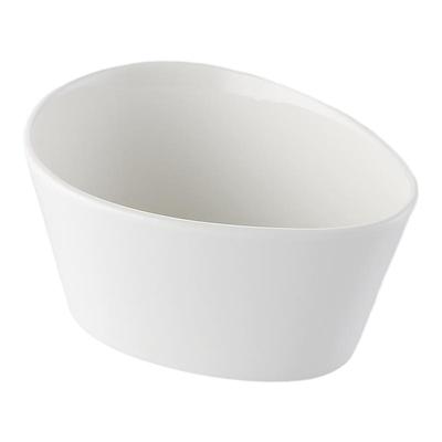 扇形蒸盘高温白瓷细腻光滑