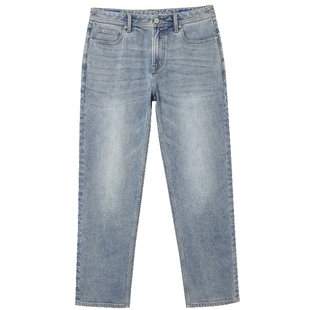 903杰克琼斯秋季新款男装牛仔裤直筒时尚长裤子水洗猫须男款