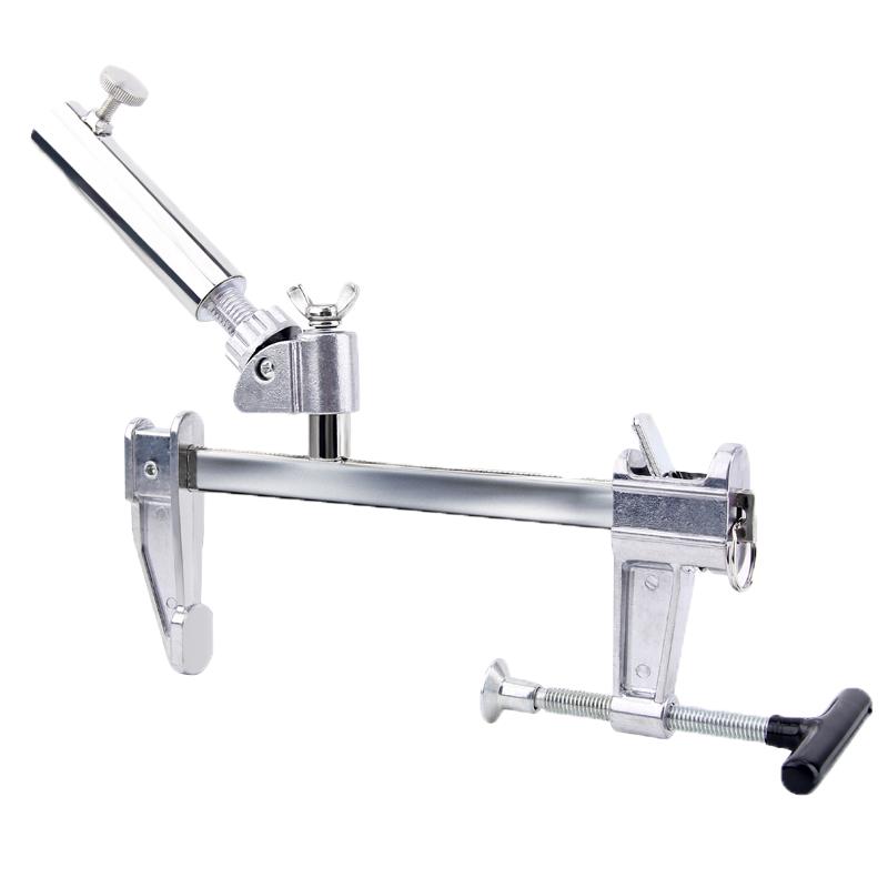 新款全金属自动抱杆桥钓筏钓支架钓鱼炮台支架筏竿手竿万向阀竿架