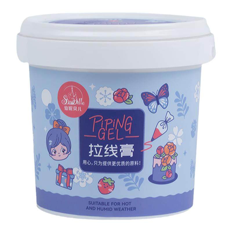 仙妮贝儿拉线膏手绘转印蛋糕写字吊线拉花画画裱花奶油霜烘焙原料