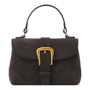 ELLE女包2025新款包包通勤手提包法式翻盖小包手机包