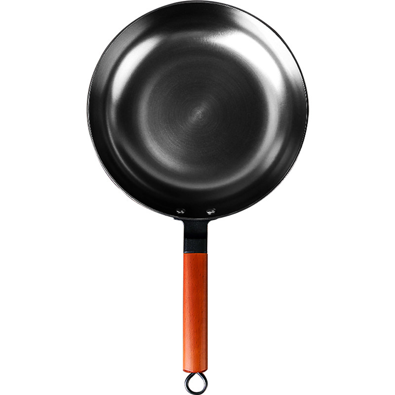 铸铁锅平底煎锅无涂层家用炒菜锅煎牛排烙饼燃气灶电磁炉用