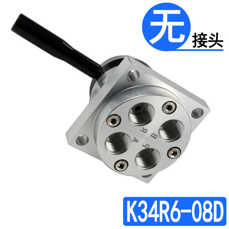 气动开关手转阀手动阀一进两出k34r6-08d气缸控制换向气阀手板阀l