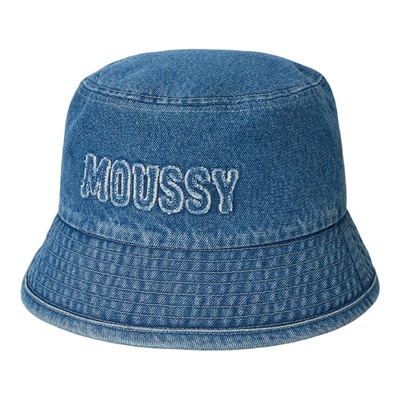 Moussy复古牛仔渔夫帽防晒遮阳