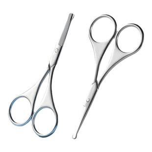 德国精工鼻毛剪刀男士圆头鼻毛修剪器手动鼻孔安全专用剃刮去神器