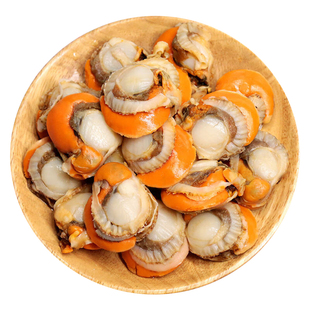 新鲜扇贝肉带黄带膏真空装烧烤蒜蓉粉丝大扇贝黄蚬子红贝海鲜贝类