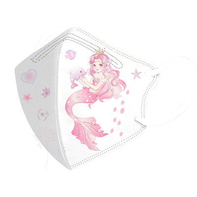 美人鱼儿童专用口罩3到6岁防护