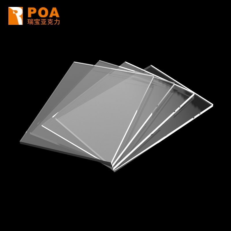 高透明亚克力厚板塑料板3456mm半透明展示牌加工有机玻璃透光隔板