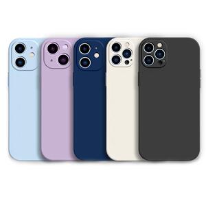 适用苹果13手机壳14新款12防摔11保护套iphone13液态硅胶pro全包promax磨砂plus潮x/xr男xsmax女xs高级mini外
