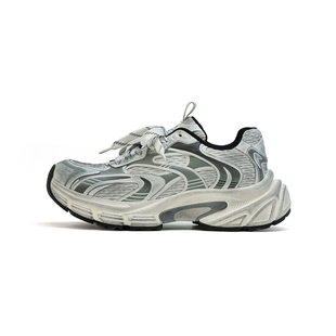 多嘴驴Donkey做旧老爹鞋男冬复古休闲鞋透气脏脏厚底增高运动鞋女