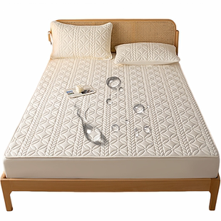 A类加厚夹棉床垫保护罩软垫家用防滑垫褥子席梦思保护垫床笠床罩