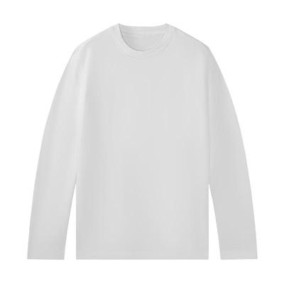 拇指白小T男士加绒长袖T恤