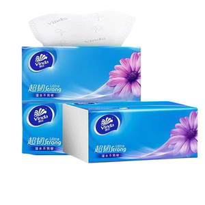维达抽纸3层加厚3包超韧纸巾整箱餐巾纸家用实惠装卫生纸面巾纸抽