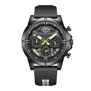 Dickies男表多功能三眼计时手表潮流运动防水男士腕表