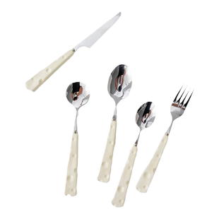 不锈钢勺子可爱儿童叉子家用吃饭高档精致学生餐具套装高颜值小勺