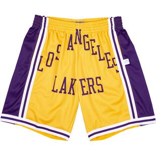 Mitchell&NessNBA官方复古球裤BigFace2.0系列湖人队短裤