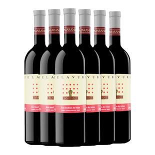 格鲁吉亚原瓶原装进口红酒玛朗尼特拉乌里半干型红葡萄酒高档礼盒
