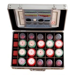 铝合金印章收纳盒营业执照证件收纳包印章盒公章盒印章执照收纳包