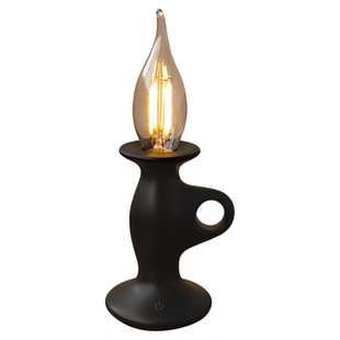 物有引力 复古烛光灯 氛围感家居民宿创意桌面床头小夜灯台灯充电