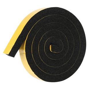 单面胶EPDM开孔橡胶软海绵胶带配电机柜箱空调机泡棉防撞密封胶条