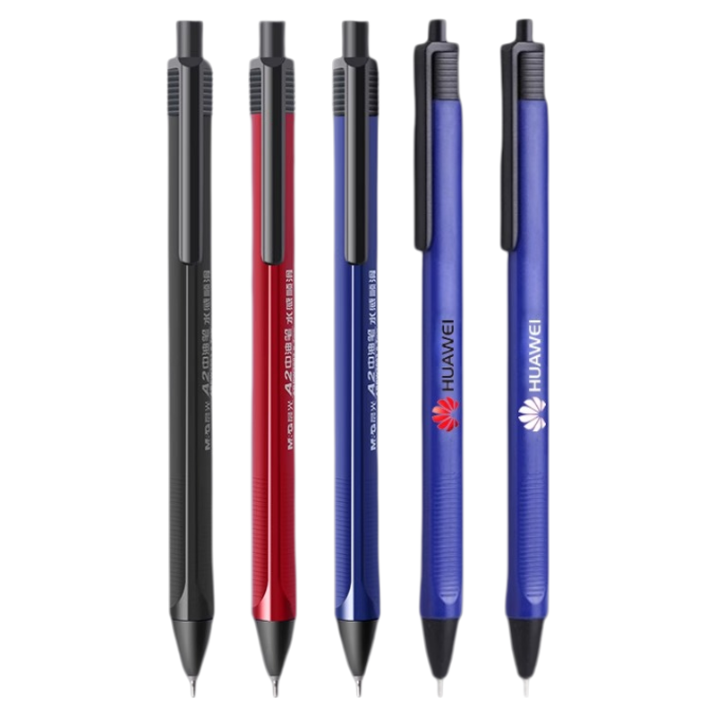 多色圆珠笔定制彩印logo激光刻字