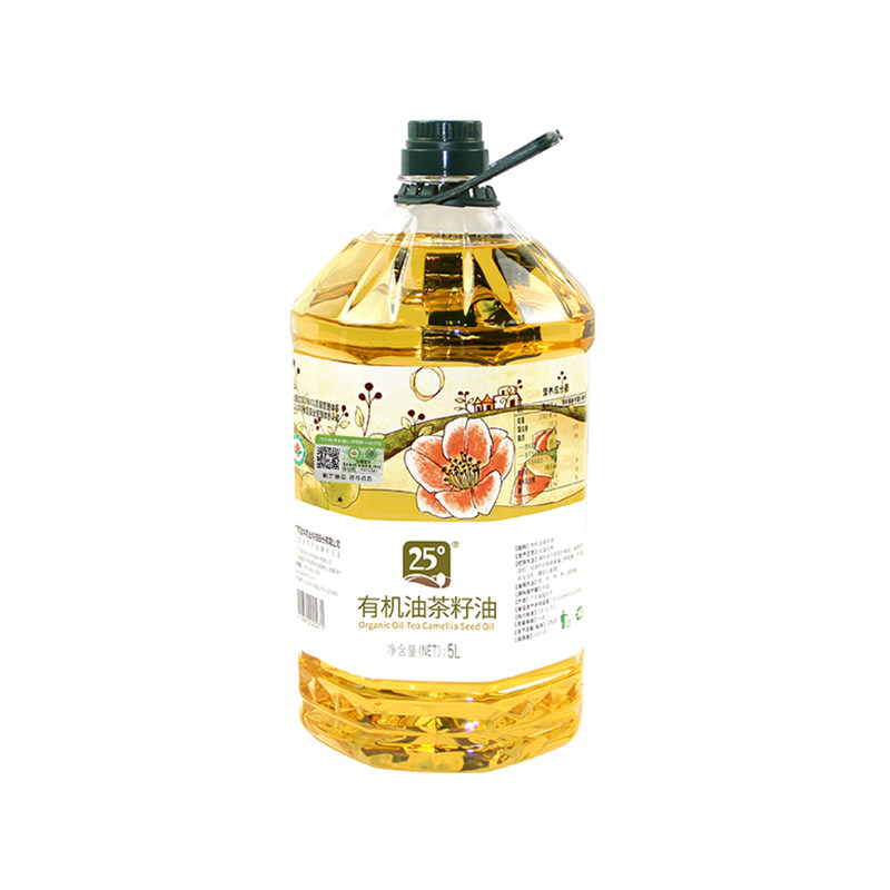 25度有机压榨山茶油5L