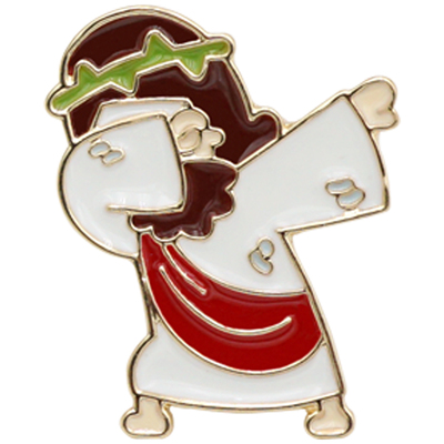 卡通弥赛亚与可爱小羊ins潮胸针