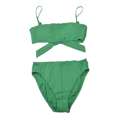 美国品牌度假比基尼高腰分体泳衣