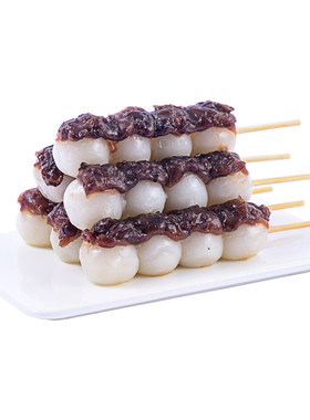 日式赤小豆传统美食糕点糯米团子