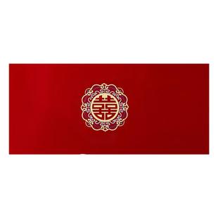 新款中式红色结婚床头柜盖布家用桌面防尘保护盖巾婚房装饰桌布