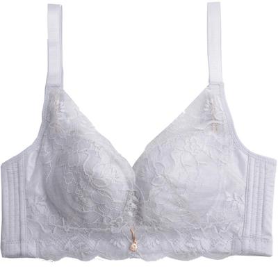 无海绵大码上托内衣超薄调整型