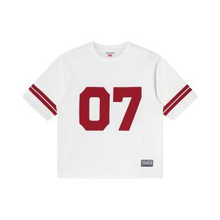 JOYRICH美式街头宽松休闲短袖球衣T恤泽西风25春秋新款男女同款