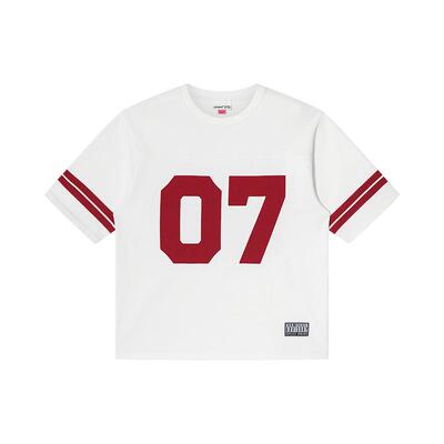 JOYRICH美式街头撞色短袖球衣T恤