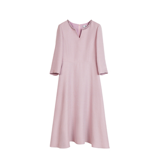 谭飞时装 绽放连衣裙 早秋女2025年新款轻奢高级感女裝裙子