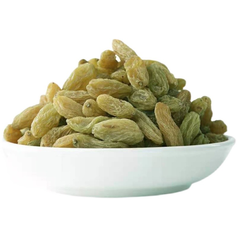 新疆吐鲁番无核白绿宝石葡萄干500g散装免洗即食