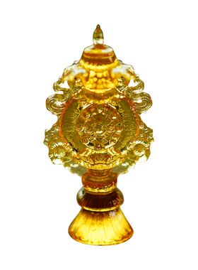 琉璃八吉祥总集家用客厅桌面摆件