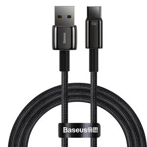 倍思type-c数据线6A适用华为荣耀小米tpc充电线40w冲5A充电器线88W加长2米mate40pro安卓p40超级66w快充nova