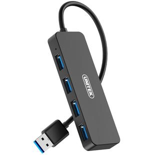 优越者usb3.0扩展器hub分线器转接头电脑笔记本桌面扩展坞多口集线器免驱一拖四双usb延长线转接器拓展坞