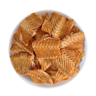 鱼骨头海味零食即食香酥鱼排酥脆烤鱼骨粒鱼刺干货海鲜休闲小吃