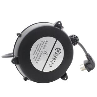 美拉小型自动伸缩卷线器伸缩收纳卷线盘电线收缩器设备自动绕线盘