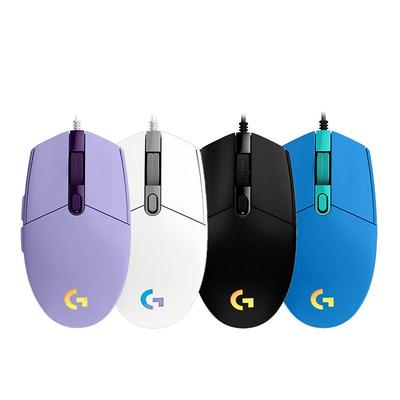 罗技有线游戏鼠标RGB背光8000DPI