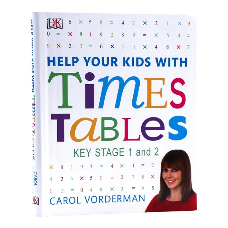 DK家庭教育工具书帮助你的孩子学习乘法Help Your Kids With Times Tables儿童数学基础知识家庭育儿学习技巧英文原版进口图书
